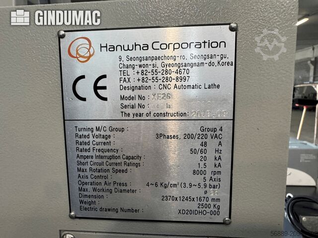 Hanwha XE 26 H Hanwha XE 26 H