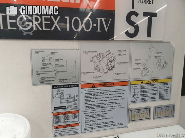 Mazak Integrex 100 IV ST Mazak Integrex 100 IV ST