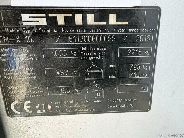 VS-22627 Reach Truck Still FMX10 STIL FMX10