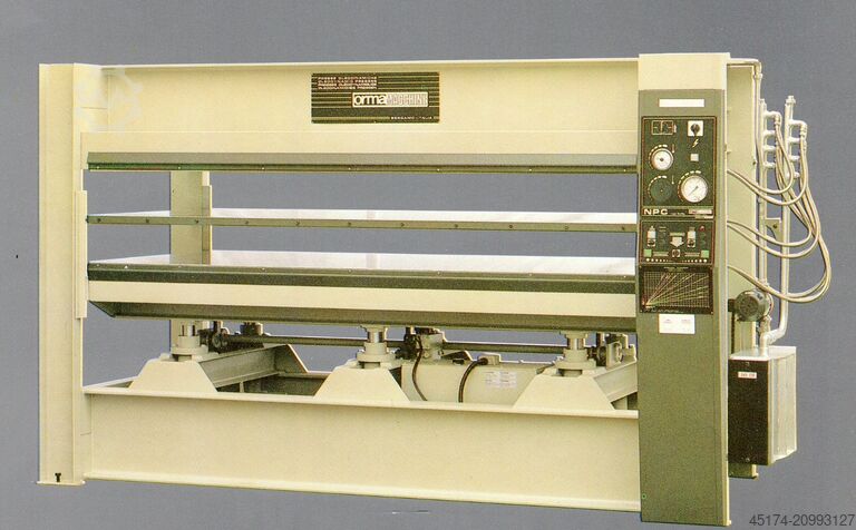 Fabricated platen  diathermic oil press ITALPRESSE 25/13