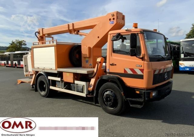 Working platform truck MERCEDES-BENZ 1117/ Hubarbeitsbühne/ Hubsteiger/ Atego 815