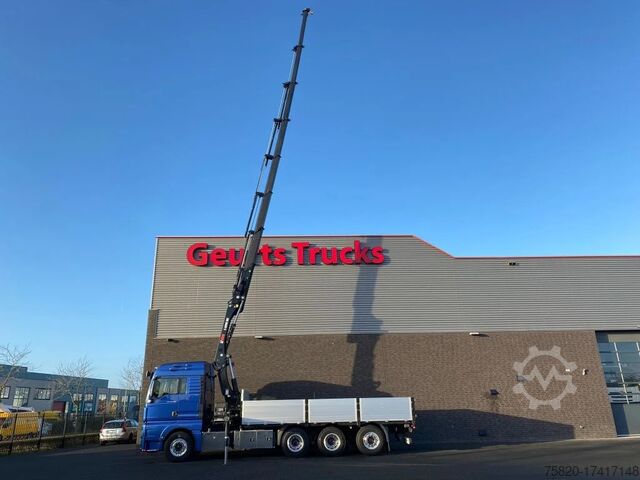 Crane truck MAN TGX 35.500 8X4 TRIDEM + HIAB X-HIPRO 302 E-7 KR...