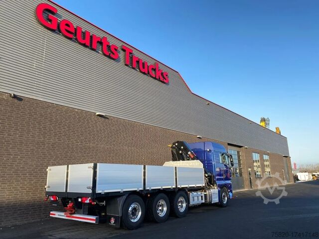 Crane truck MAN TGX 35.500 8X4 TRIDEM + HIAB X-HIPRO 302 E-7 KR...