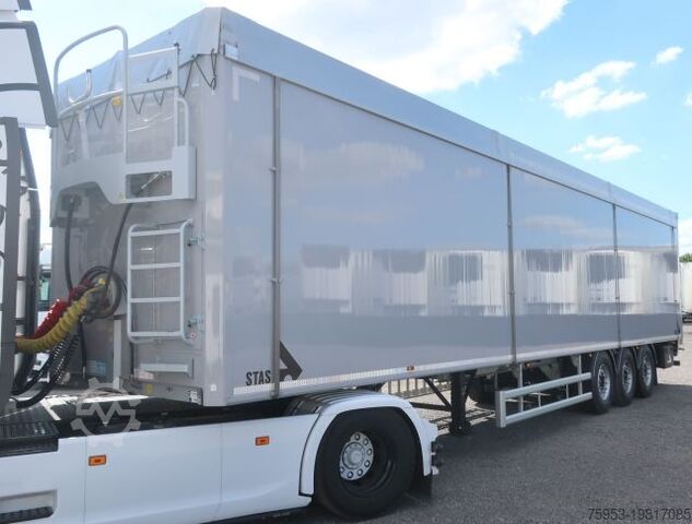 Walking floor semitrailer Stas S300ZX 91 m³ 10mm Funk 2 x Lift 6 x LED