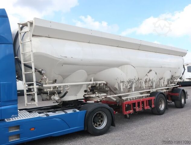 Silo semitrailer Koehler BSCX31/51/7A liegend Silo 51m³ Lenkachse