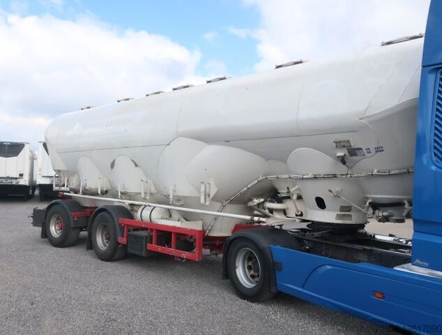 Silo semitrailer Koehler BSCX31/51/7A liegend Silo 51m³ Lenkachse