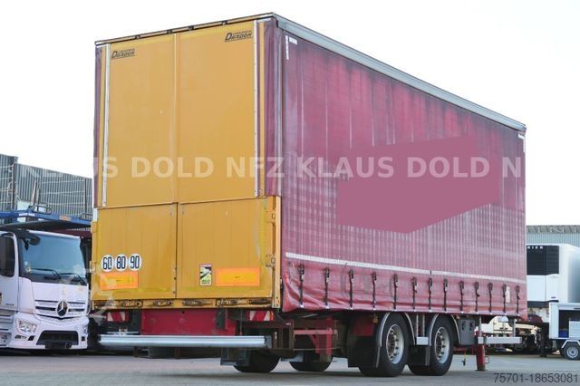 Open trailer with tarp LECITRAILER R2EC-RS Pritsche Plane 63m³  SAF-Achsen