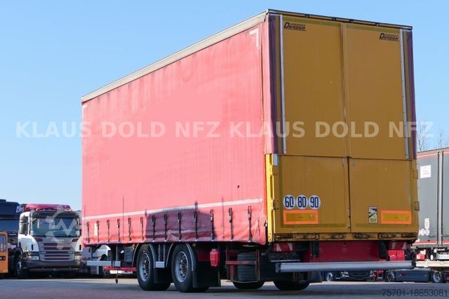 Open trailer with tarp LECITRAILER R2EC-RS Pritsche Plane 63m³  SAF-Achsen