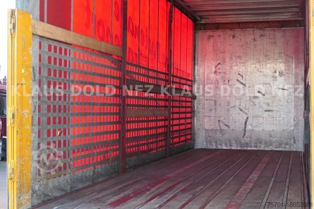 Open trailer with tarp LECITRAILER R2EC-RS Pritsche Plane 63m³ SAF-Achsen