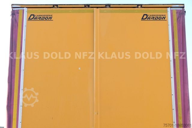 Open trailer with tarp LECITRAILER R2EC-RS Pritsche Plane 63m³  SAF-Achsen