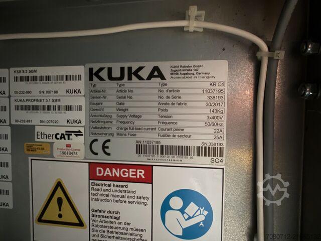 Industrieroboter KUKA KRC4 KR30 HA