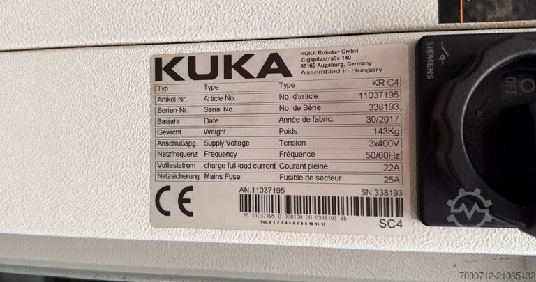 Industrieroboter KUKA KRC4 KR30 HA