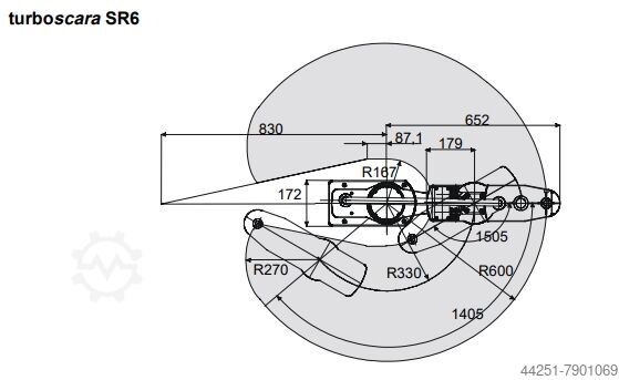 Swivel-arm robot industrial robot Bosch Turbo Scara SR 6