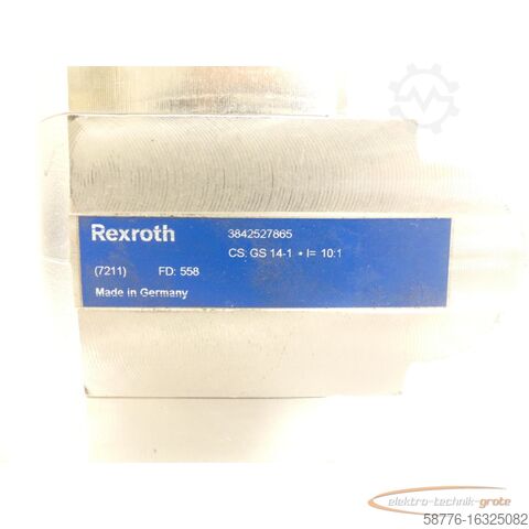 Rexroth motor Rexroth MNR: 3 842 547 992 Motor 3842548306 SN:B15377241 + Aufsteckgetriebe
