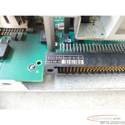 Component Heidenhain MC 422C Hauptrechner 587934-01 SN: 19928987
