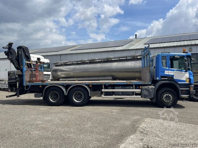Crane truck Scania P410 HIAB  X-HIDOU 188 E-5, RETARDER, WHEELBASE...