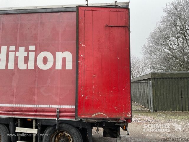 Auflieger mit Pritsche & Plane  Curtainsider Standard Staplerhalterung