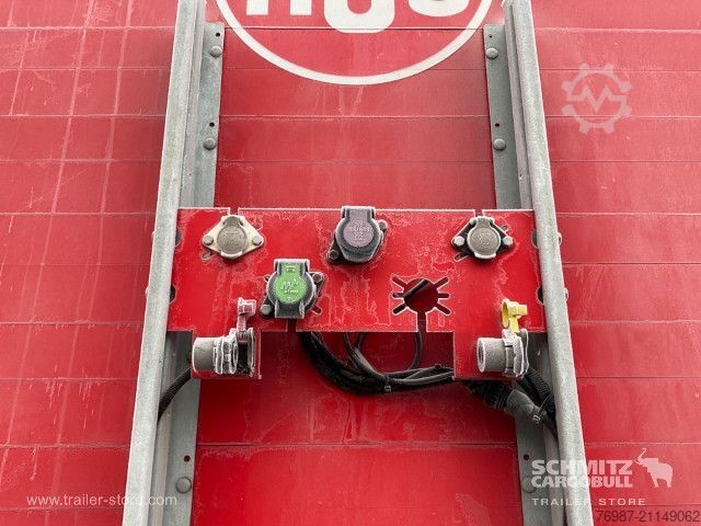 Auflieger mit Pritsche & Plane  Curtainsider Standard Staplerhalterung