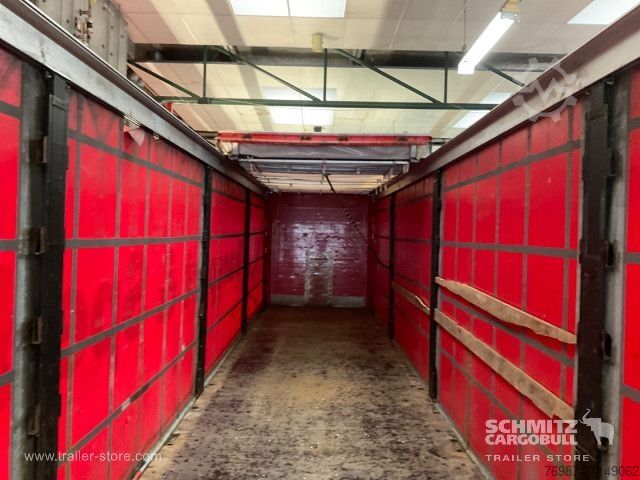 Auflieger mit Pritsche & Plane  Curtainsider Standard Staplerhalterung