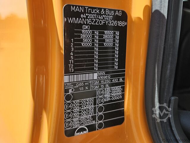 Kipper MAN TGM 15.240 BL / TIPPER / DOKA / VEEG / SWEEPER