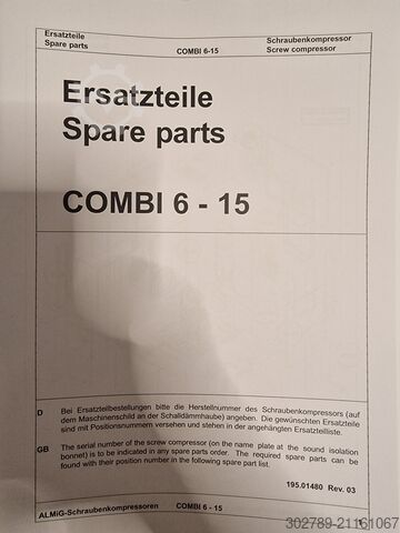 Schraubenkompressor ALMiG COMBI 8-10