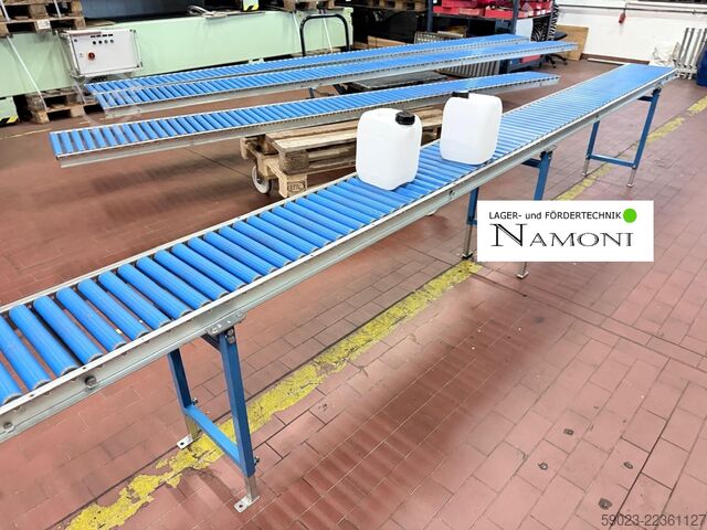 Gravity roller conveyor, gravity conveyor belt Schunk Rollenbahn