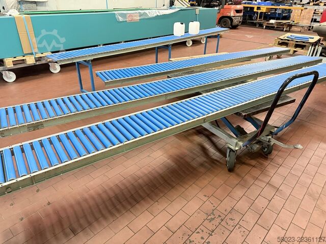 Gravity roller conveyor, gravity conveyor belt Schunk Rollenbahn