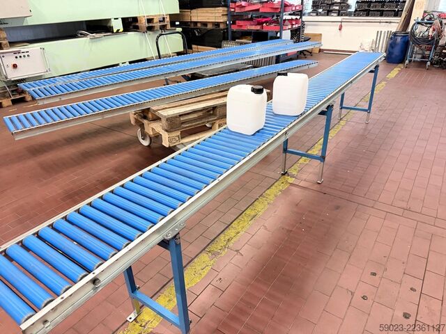 Gravity roller conveyor, gravity conveyor belt Schunk Rollenbahn