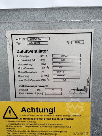 Radiallüfter Absaugventilator Gebläse Nicotra-Gebhardt Ventilator RZR-15-0630