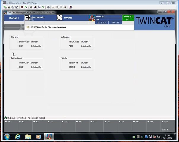 Profilbearbeitungsmaschine Schüco DC 500