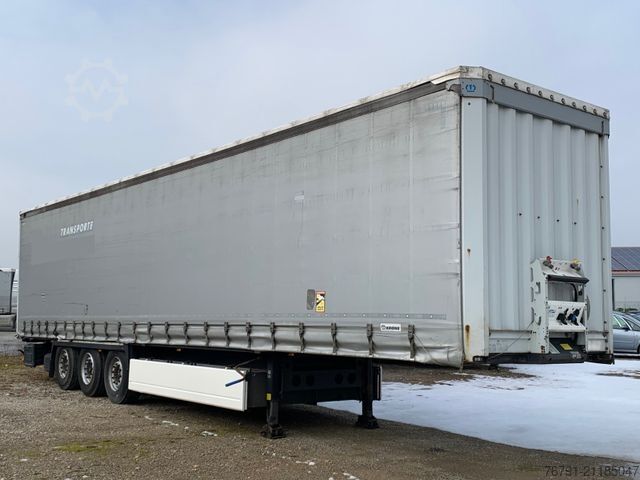 Auflieger mit Pritsche & Plane KRONE Standard_ LASI Code XL_Palettenk_ SAF_ Liftachse