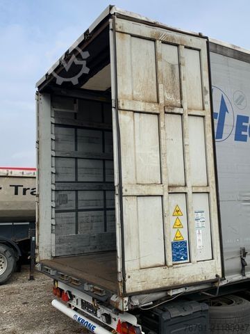 Auflieger mit Pritsche & Plane KRONE Standard_ LASI Code XL_Palettenk_ SAF_ Liftachse