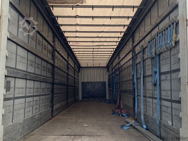 Auflieger mit Pritsche & Plane KRONE Standard_ LASI Code XL_Palettenk_ SAF_ Liftachse