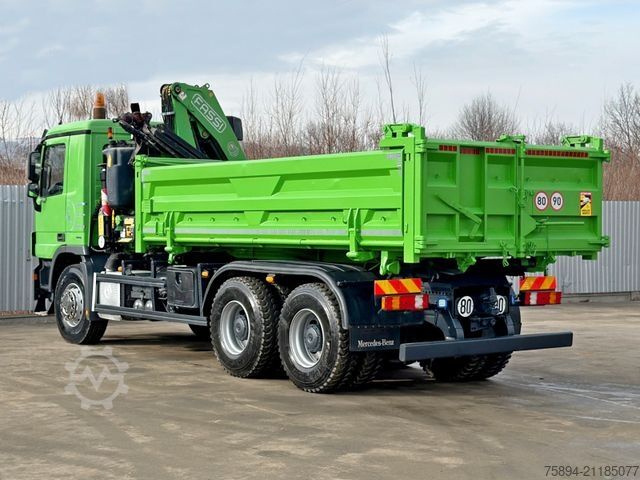 Autokran MERCEDES-BENZ ACTROS 2636* KIPPER 5,20 + BORDMATIC / 6x4