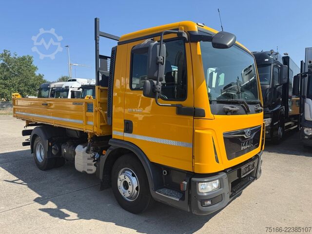 Transporter mit Kipper MAN 8.180 K Kipper MEILLER 3-Seiten 4 m*3-Sitzer*AHK