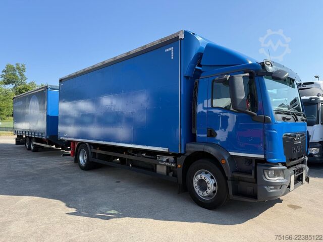 LKW mit Pritsche & Plane MAN TGM 18.320 BL Pritsche/Pl. 7,30 m*SCHIEBE+EDSCHA