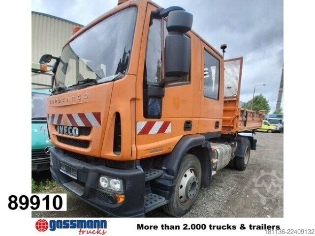 Kipper LKW Iveco ML120E21 4x2 Doka, 2x AHK