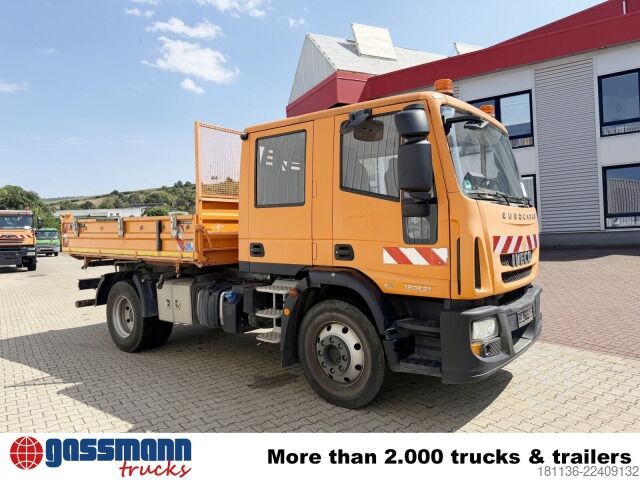 Kipper LKW Iveco ML120E21 4x2 Doka, 2x AHK