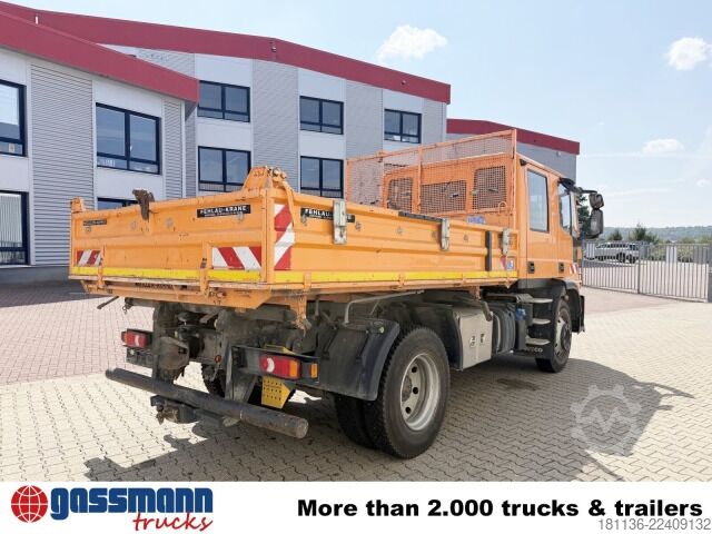 Kipper LKW Iveco ML120E21 4x2 Doka, 2x AHK