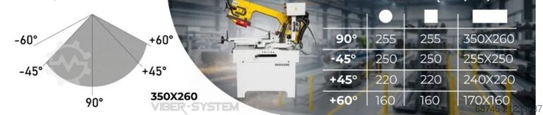 Bandsäge Viber-System 350×260