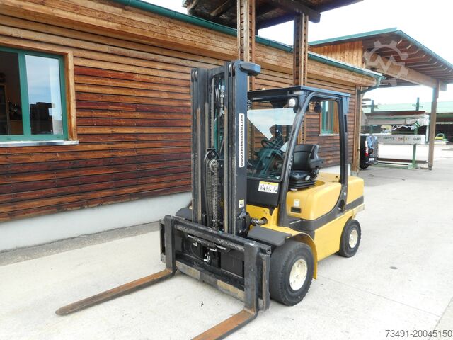 4-Rad-Gabelstapler Yale GDP35VX Triplex + Zwillingsreifen
