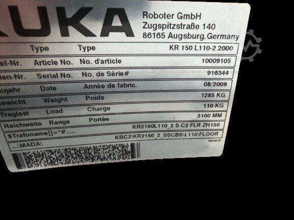 Industrieroboter KUKA KR150L110