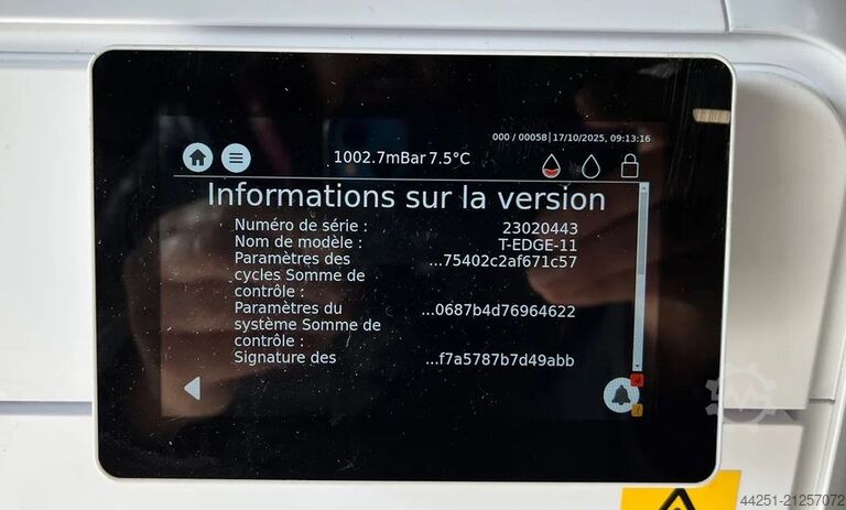 Tischautoklav Autoklav 27 Liter Tuttnauer T-Edge 11