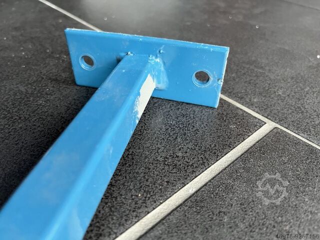 Regalverbinder Palettenregal Verbinder Feralco/ 200 mm/ Profilabmessung: 20 x 20 mm/ Materialfarbe: blau