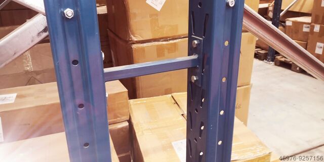 Regalverbinder Palettenregal Verbinder Feralco/ 200 mm/ Profilabmessung: 20 x 20 mm/ Materialfarbe: blau