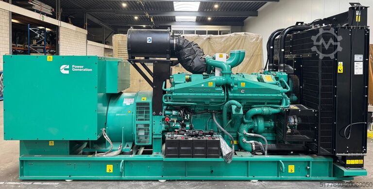 Generator set Cummins C1100D5B. 1100KVA Generator. Brand new