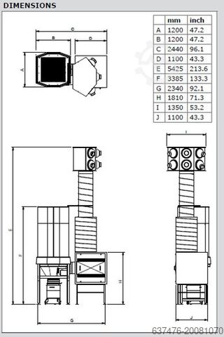 Welding fume extraction Plymovent 