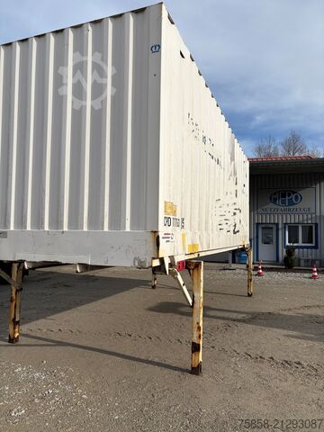 Wechselbrücke mit Kofferaufbau Krone BDF Wechselkoffer Stahl Türen 2015