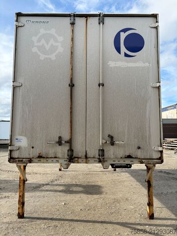 Wechselbrücke mit Kofferaufbau Krone BDF Wechselkoffer Stahl Türen 2015