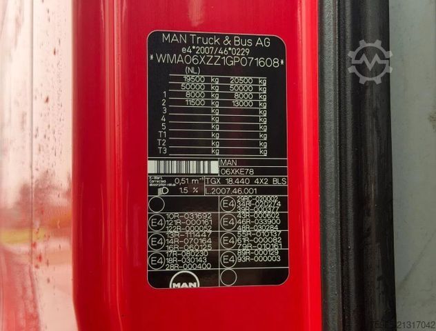 Standard tractor unit MAN TGX 18.440 837.000 KM EURO 6 HOLLAND-TRUCK